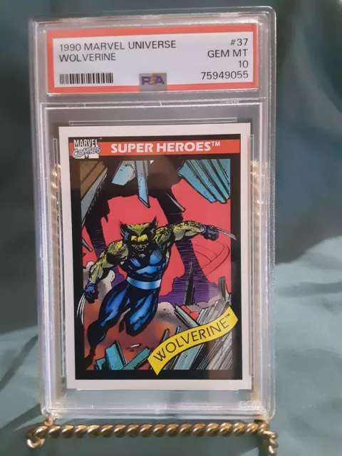 1990 Marvel Universe Wolverine #37 PSA 10 GEM MINT