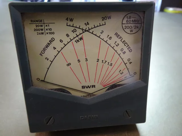 Swr_Meter von Daiwa, 1,8 - 60 MHz