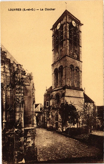 CPA Louvres Le Clocher (1340384)