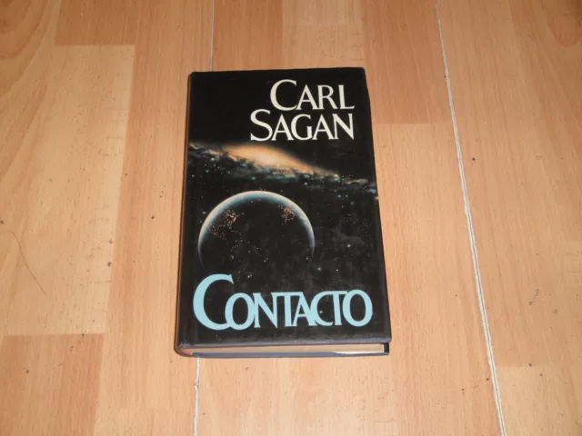 Contacto De Carl Sagan Libro Edicion Del Año 1986 Con El Interior En Buen Estado