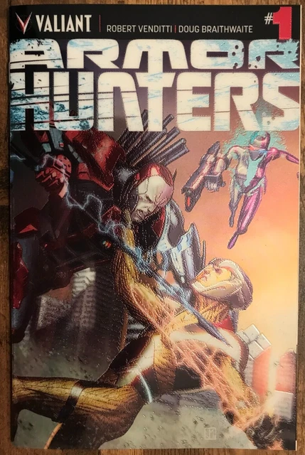 Armor Hunters #1 Vendetti X-O Aric Chromium Wrap Variant A Valiant NM/M 2014