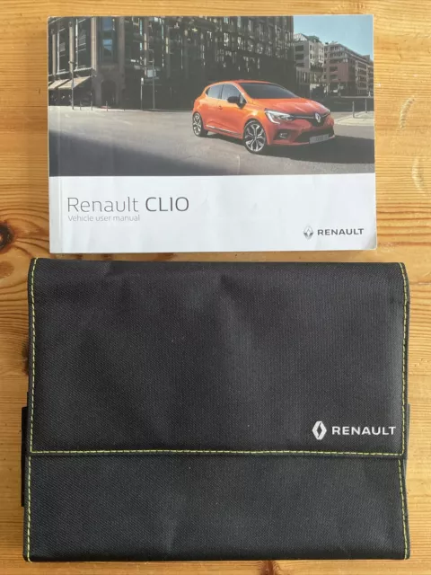 Renault Clio Owners Handbook /Manual & Wallet  Dated 2019