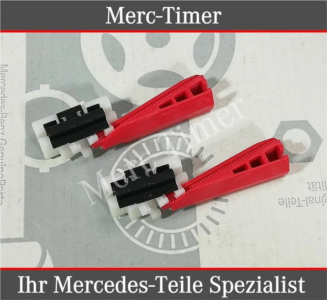 thumbnail image 2 of 100pcs You.S Metal Planking Clips / Side Panel Mounting Clips For Mercedes W124 S124 – OEM 1249889478 2 of 5
