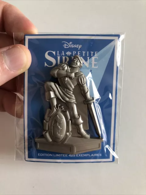 Pin’s Disney Event Little Mermaid Eric Statue Silver