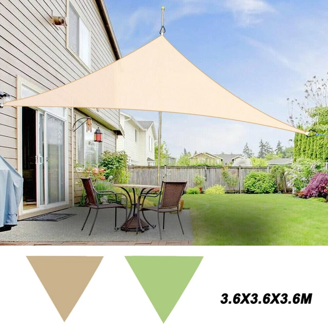Patio Shade Sails Retractable Shade Sail Blackout Cloth Sun Shade Canopy Awning 5