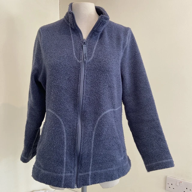 Weird Fish Ladies Zip Up Jacket / Cardigan Size 16 Blue