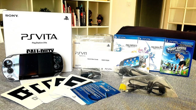 PS Vita Call Of Duty Edition + 3 Games Final Fantasy X /X-2   & Hotshots
