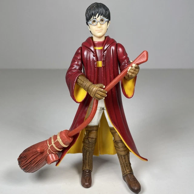 HARRY POTTER VINTAGE 2001 Action Figure Quidditch Loose Mattel Toy Doll w Broom £5.63 PicClick UK