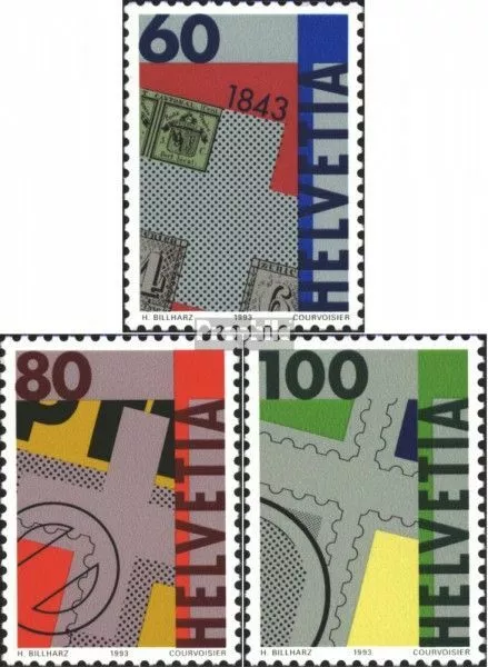 Schweiz 1496-1498 (kompl.Ausgabe) postfrisch 1993 150 Jahre Briefmarken