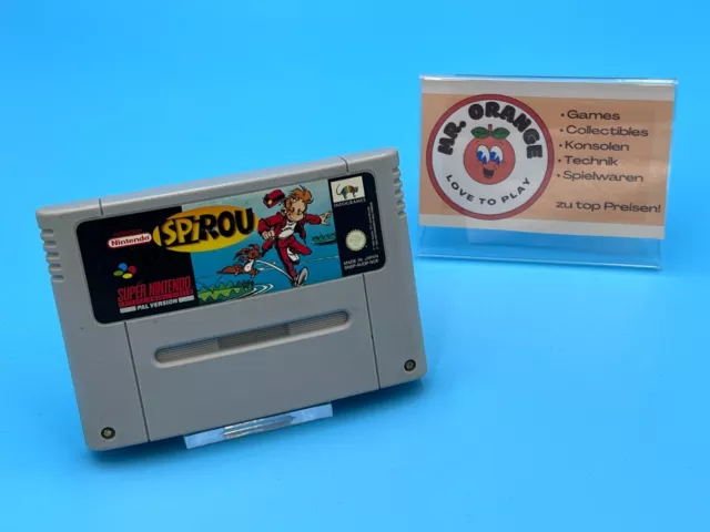 SNES Super Nintendo SPIROU Abenteuer Jump`n`run Plattformer