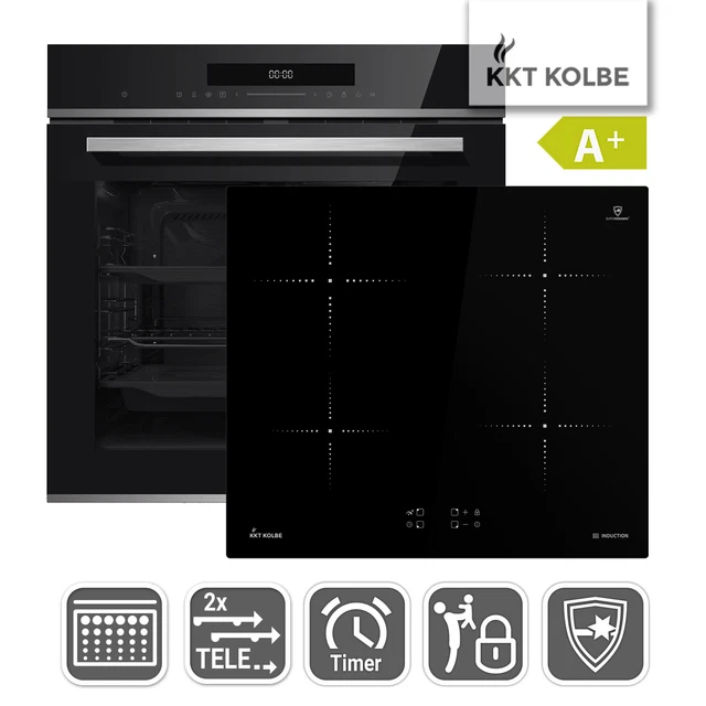 Cuisinière: 60cm Four encastrable EB8019EDP + 59cm Plaque Induction IH5900RL