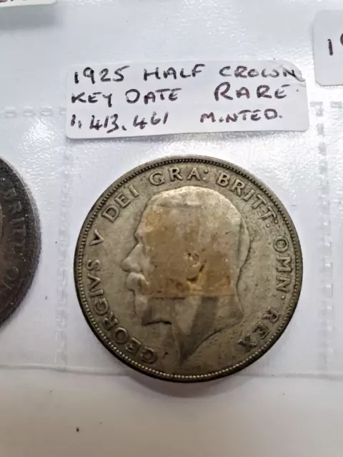 King George V. Half Crown 1925.