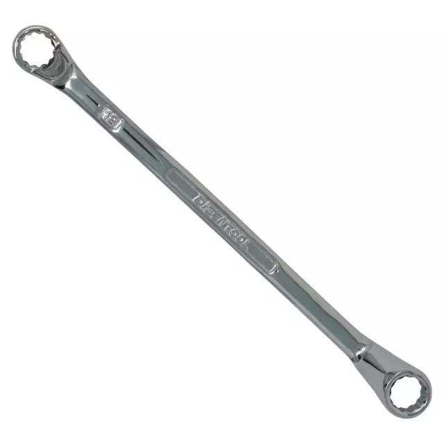 Offset Double Ring Spanner Wrench 12mm x 13mm Metric Ring Deep Spanner Steel 2