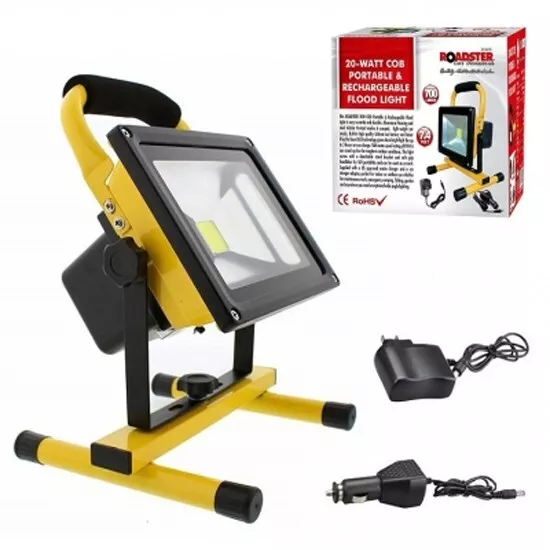 20W COB LED Rechargeable Cordless Portable Work Light TENT CAMP Car Garage TORCH