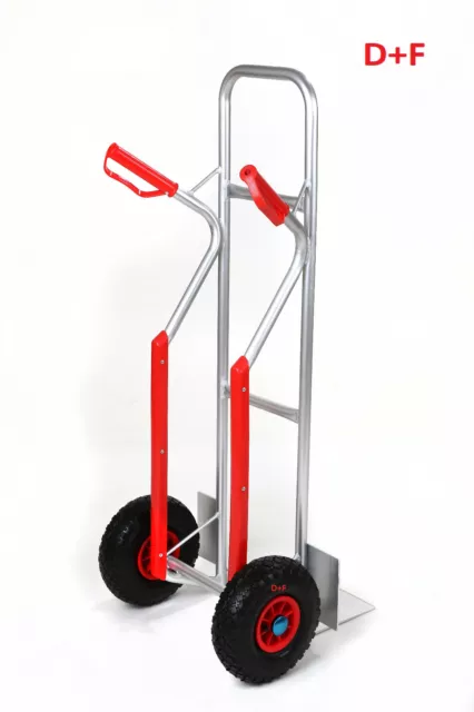 Sackkarre mit Treppenrutsche 150 kg Stapelkarre Transportkarre Aluminium 3