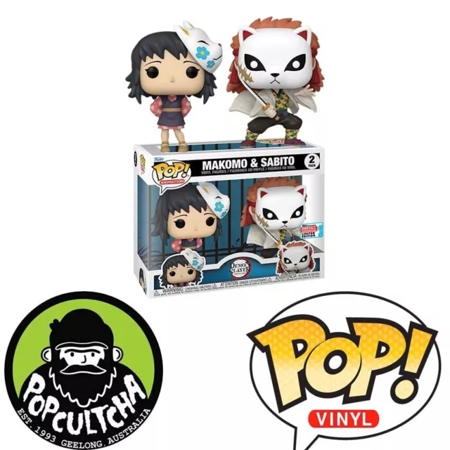 Funko Pop! Demon Slayer - Makomo & Sabito - 2-Pack (2023 Fall Conventi