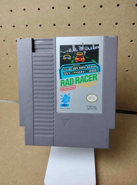 Jeu Rad Racer NES - Boîte Complète Avec Notice - Version Française (FRA) - Bon État
