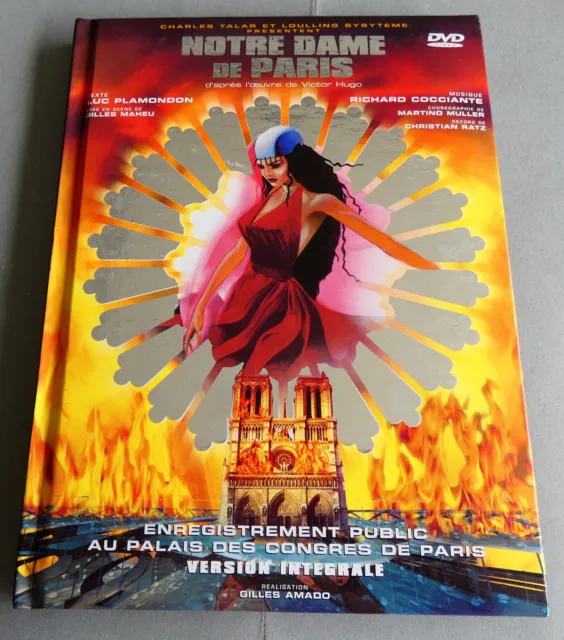 Dvd Livre Digipack Notre Dame De Paris Enregistrement Public Version Integrale