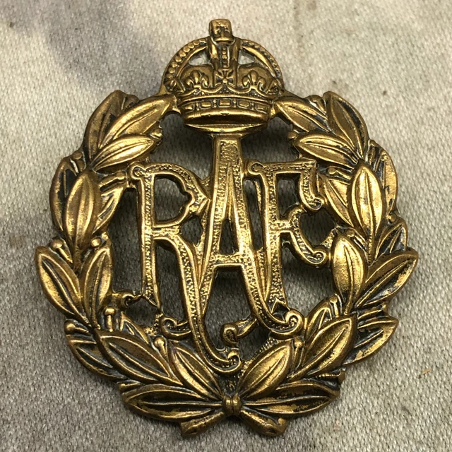 ORIGINAL WW2 BRITISH Royal Air Force RAF Cap Badge £12.00 - PicClick UK