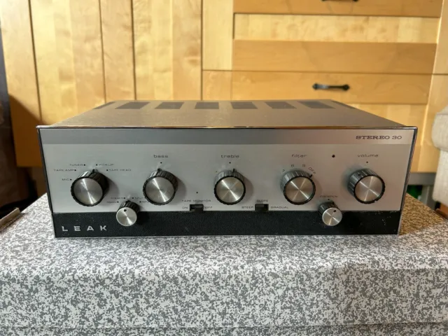 Vintage 1960s HiFi LEAK STEREO 30 Integrated Amplifier Untested Spares or Repair