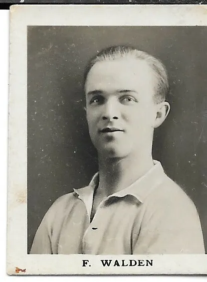 Fußballkarte: Fanny Walden Spurs 1922 Cricketspieler & Fußballer DC Thomson