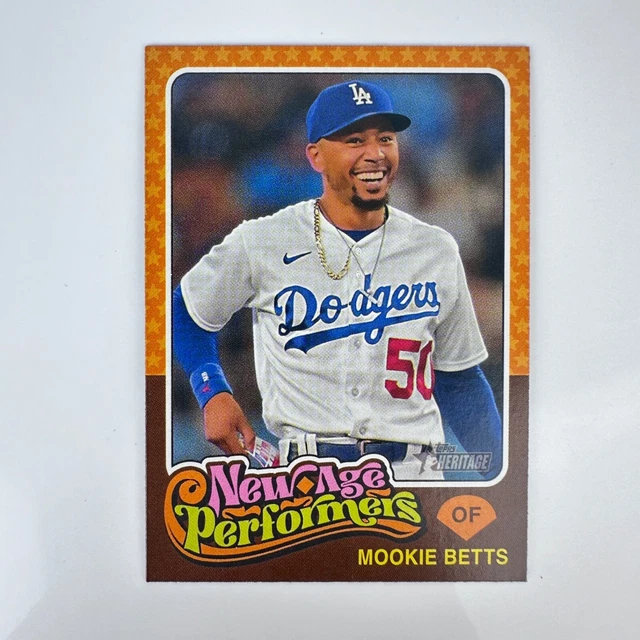 2024 TOPPS HERITAGE New Age Performers NAP23 Mookie Betts Los Angeles