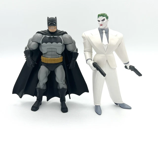 dark knight returns joker + batman Figure Lot DC Direct Mattel Collectibles