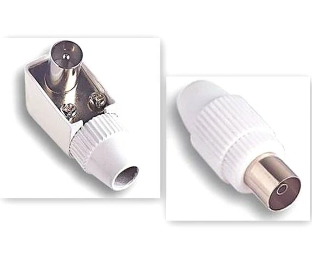 Splitter Antenna TV 9.5mm - Sdoppiatore Segnale 1 Femmina/2 Maschi Per TV, Decoder E Satellite