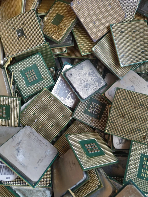 Lot of 5 lbs Misc Processors (With Pins) for gold recovery