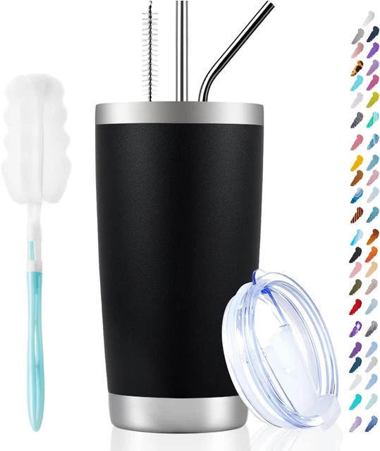 20Oz Tumbler Cup Double Wall Vacuum Insulated Travel Mug Bulk, Stainless Steel T