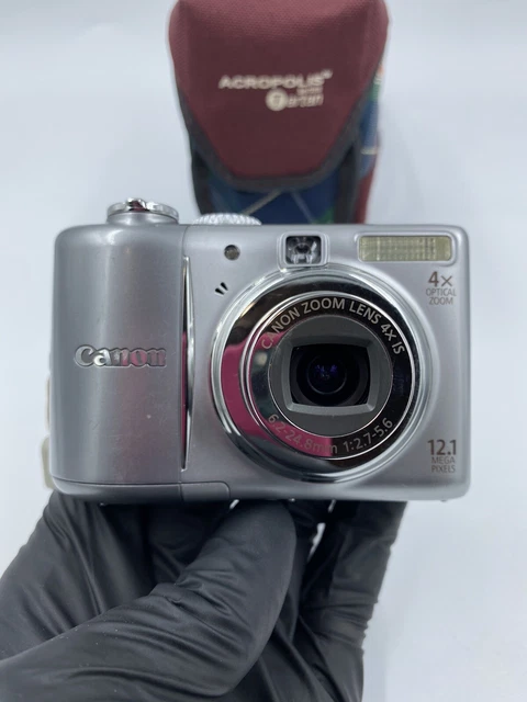 Canon PowerShot A1100 IS 12.1 MP Digital Camera - Silver