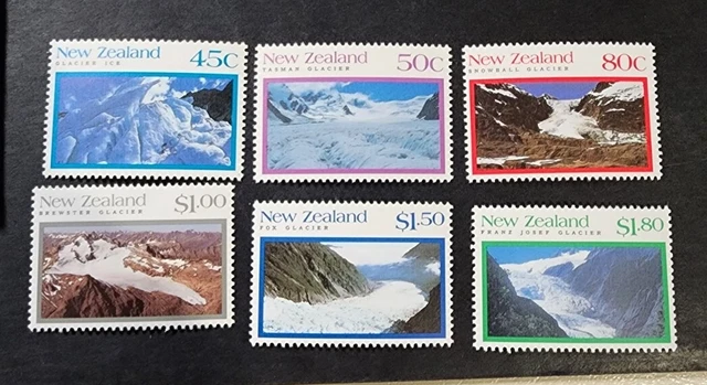 N. Zealand  1992 Glaciers set MUH  E14