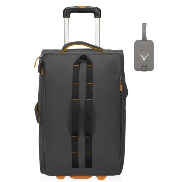 Hynes Eagle Carry on Luggage Rolling Wheeled Duffel Bag Softside Luggage Checked