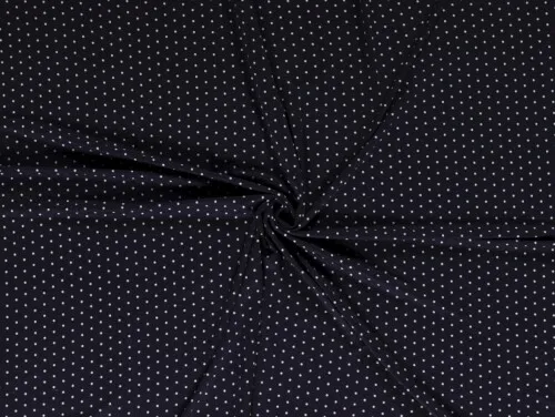 Viscose Jersey Stretch Knit Fabric Navy Blue - per metre