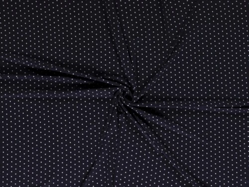 Viscose Jersey Stretch Knit Fabric Navy Blue - per metre