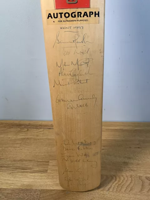 Gray-nicolls Autograph Cricket Bat - Signed By Players KENT 1997 2