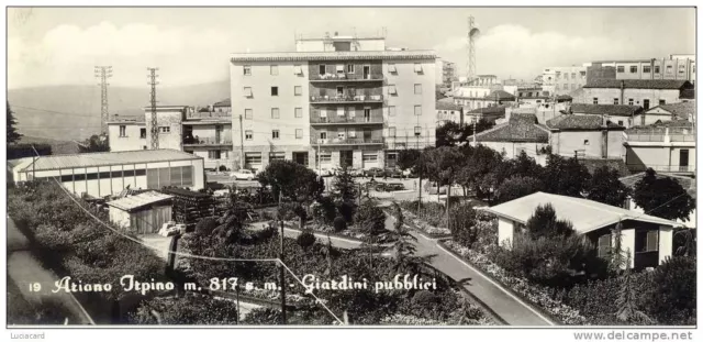 Ariano Irpino -Avellino -Giardini Pubblici E Panorama Mini Cartolina