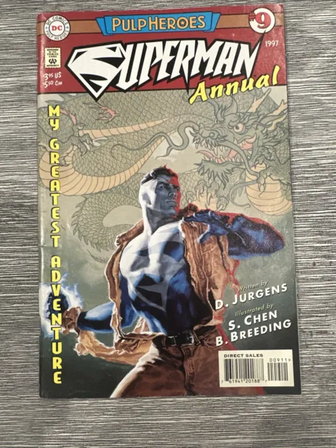 Superman Annual #9 (DC Comics, July 1997) In Bag & Boarder