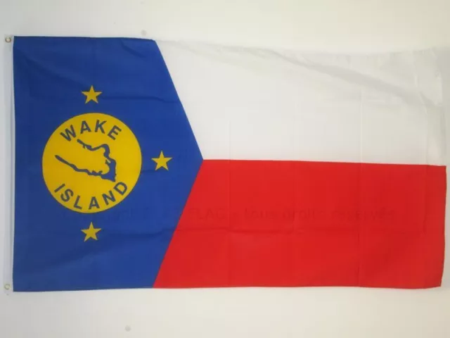 DRAPEAU WAKE 150x90cm - DRAPEAU AMÉRICAIN 90 x 150 cm - DRAPEAUX - Neuf