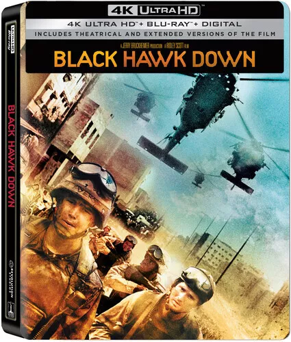 Black Hawk Down [New 4K UHD Blu-ray] Ltd Ed, With Blu-Ray, Steelbook, 4K Maste