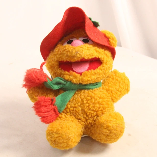 Baby Fozzie Bear Plush Stuffed Animal Henson Associates 9" Vintage 1987