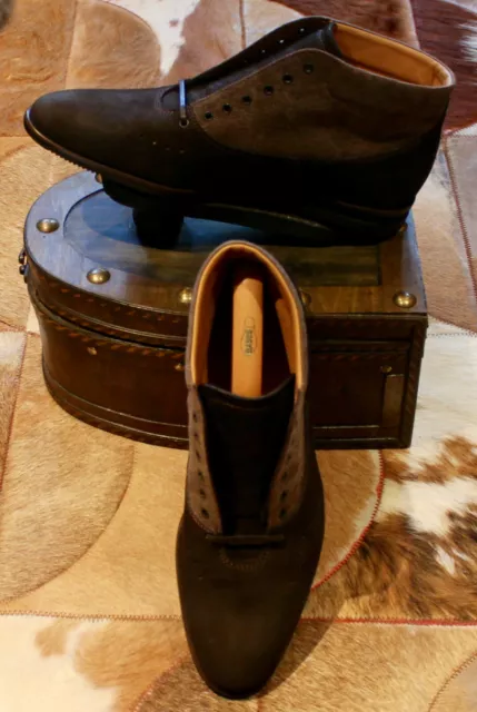 NWB JOHN Lobb Winner Chukka Boots Brown Nubuck Canvas UK9 499.00 PicClick UK