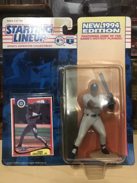 1994 Starting Lineup Ken Griffey Jr. MLB Mariners Figure and Card HOF 