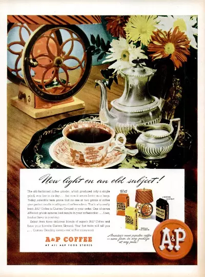 1940s-1950s Food, Coffee, Candy Ads Vintage Kitchen Pantry Restaurant Art Prints