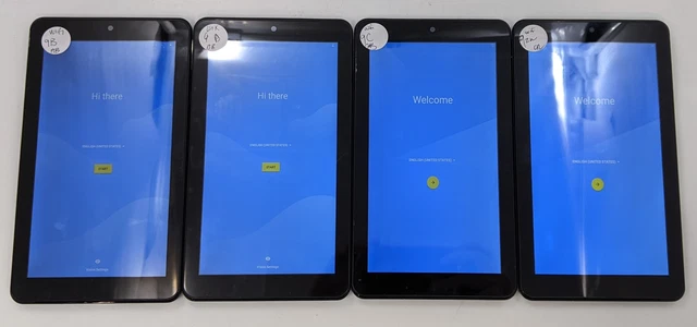 Barnes & Noble Nook BNTV450 8GB Poor Condition Check IMEI Lot of 4