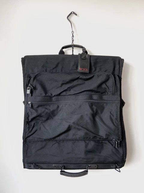 TUMI Garment Bag Ballistic Nylon Alpha Bi Fold Suit/Dress Travel Bag Black