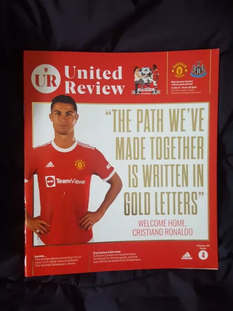 2021/22  Manchester United    v    Newcastle  +  Picture Ronaldo Returns    11/9