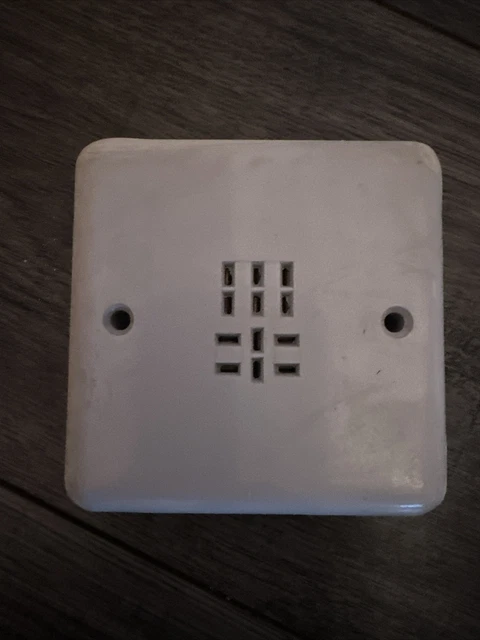 Enchufe de reloj de pared Volex Temco 240 V, eléctrico vintage 