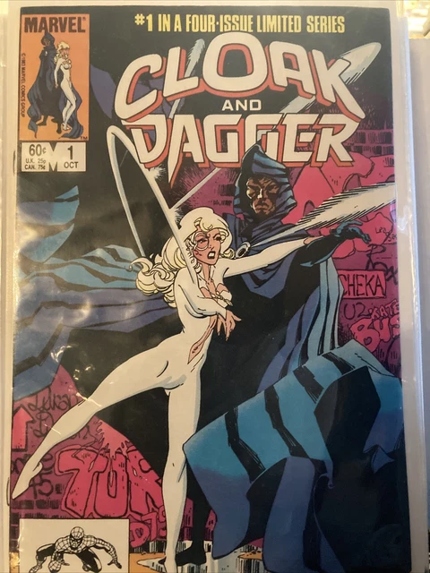 CLOAK and DAGGER Limited Series #1 1983 Newsstand VARIANT Bubblicious insert