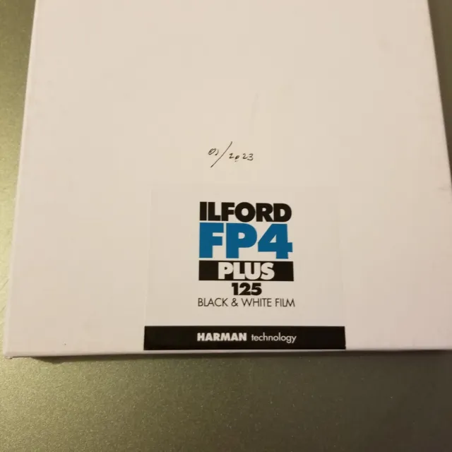 Ilford FP4+ 6.5 X 8.5 Sheet Film 25 Sheets Expires 06/2026  1-BOX